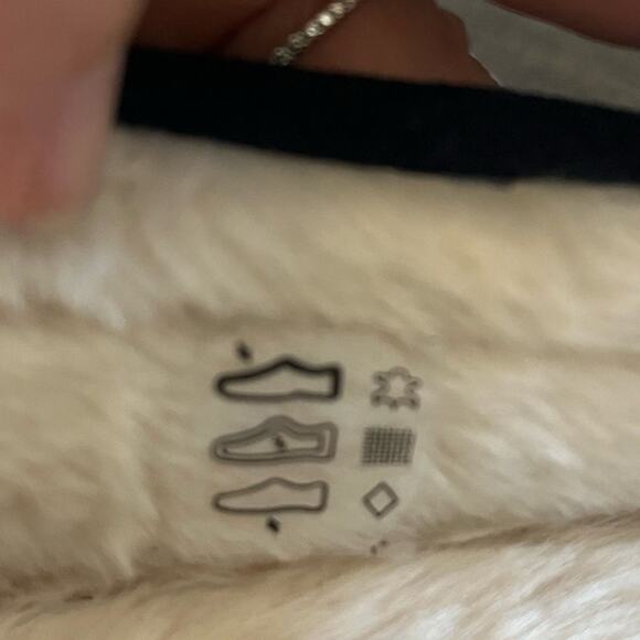 NWOT J. Crew Suede Scuff Slipper Indigo sz. 11 Faux Fur Lining Anti Slip Soles - Picture 6 of 7